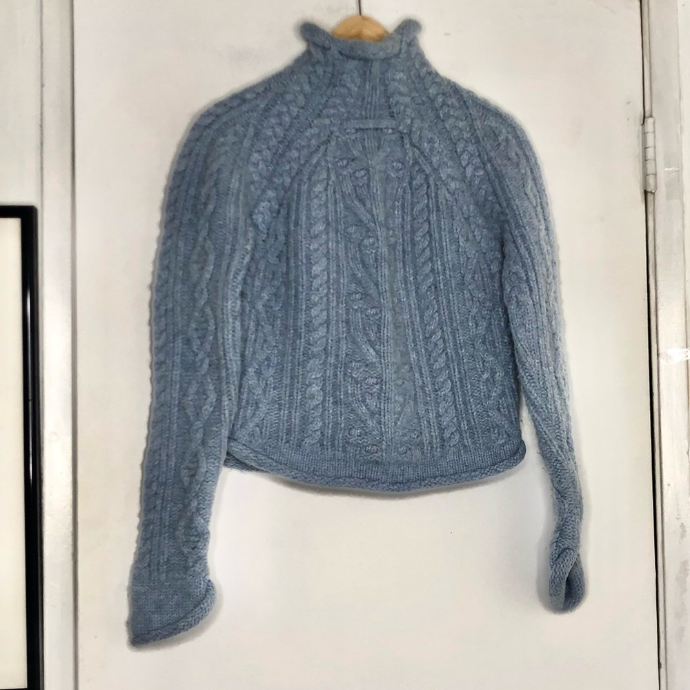RARE Jean Paul Gaultier Maille Wool Chunky Fisherman Knit Sweater - Picture 2 of 13